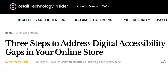 retail technology insider luken